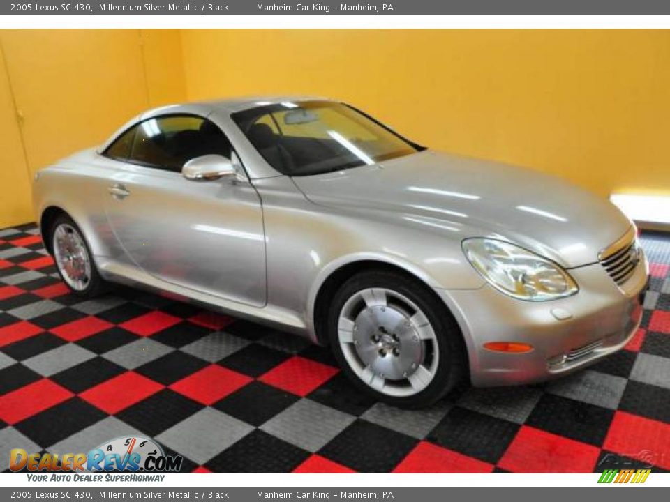 2005 Lexus SC 430 Millennium Silver Metallic / Black Photo #3