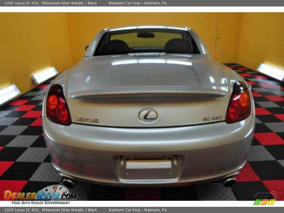 2005 Lexus SC 430 Millennium Silver Metallic / Black Photo #5