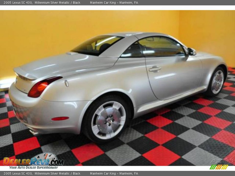 2005 Lexus SC 430 Millennium Silver Metallic / Black Photo #6