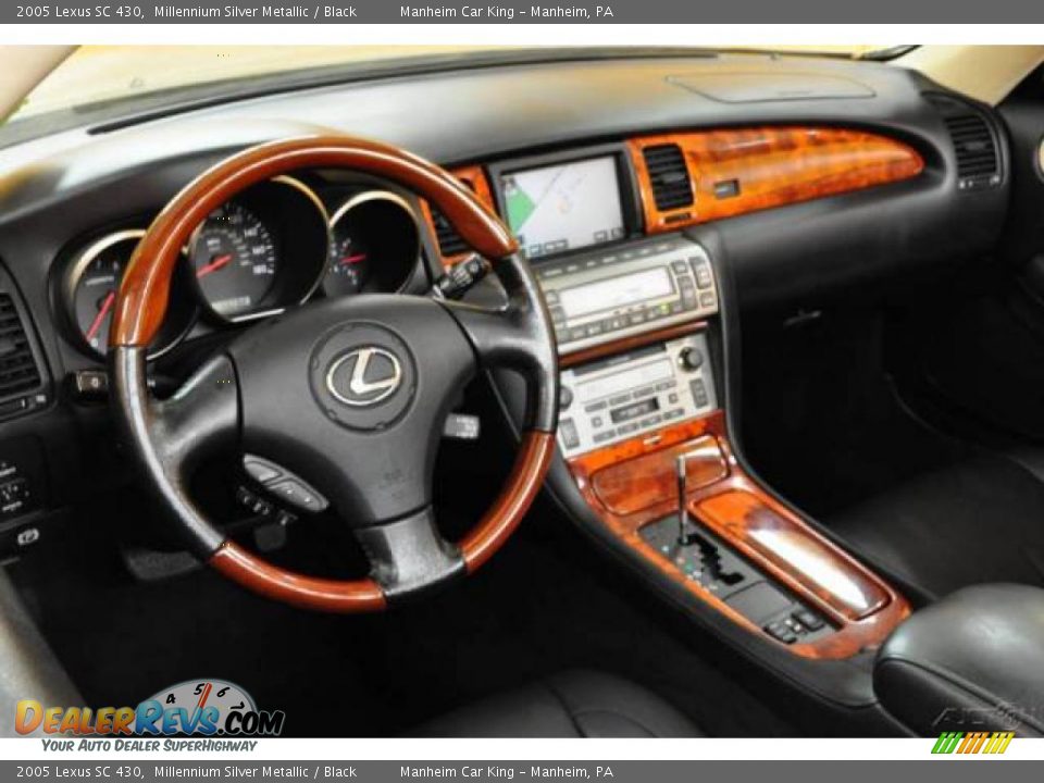 2005 Lexus SC 430 Millennium Silver Metallic / Black Photo #8