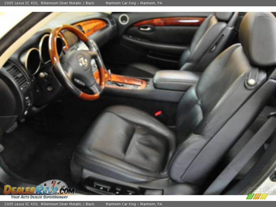 2005 Lexus SC 430 Millennium Silver Metallic / Black Photo #9