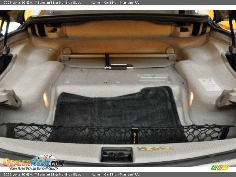 2005 Lexus SC 430 Millennium Silver Metallic / Black Photo #12