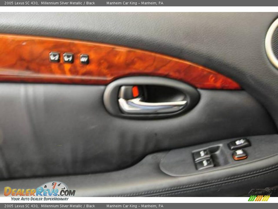 2005 Lexus SC 430 Millennium Silver Metallic / Black Photo #15