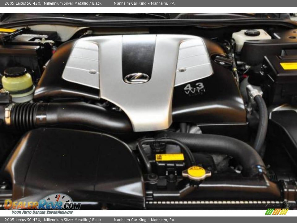 2005 Lexus SC 430 Millennium Silver Metallic / Black Photo #19