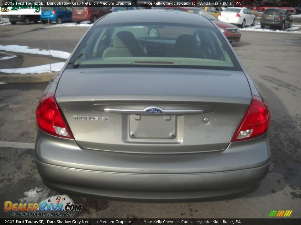 2003 Ford Taurus SE Dark Shadow Grey Metallic / Medium Graphite Photo #4