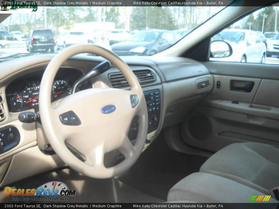 2003 Ford Taurus SE Dark Shadow Grey Metallic / Medium Graphite Photo #8