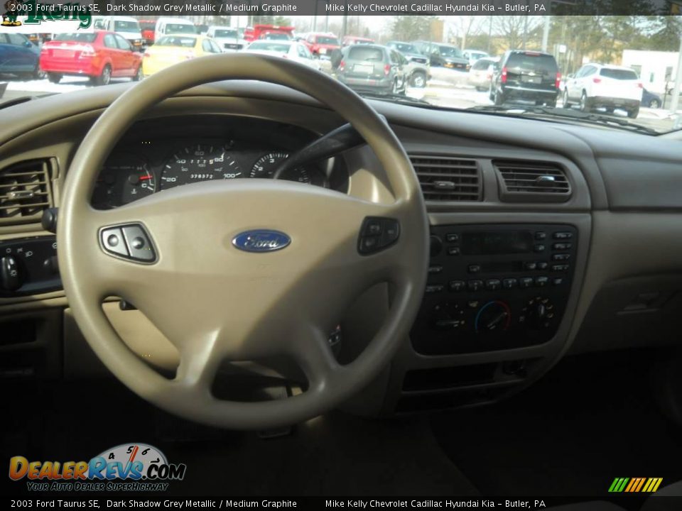 2003 Ford Taurus SE Dark Shadow Grey Metallic / Medium Graphite Photo #12