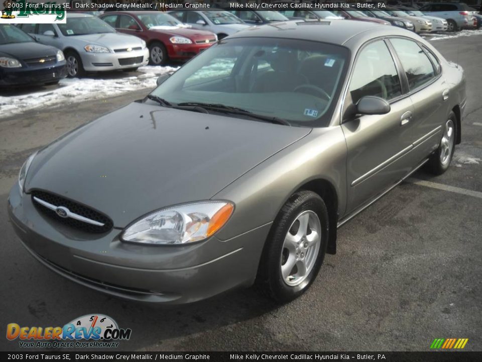 2003 Ford Taurus SE Dark Shadow Grey Metallic / Medium Graphite Photo #15
