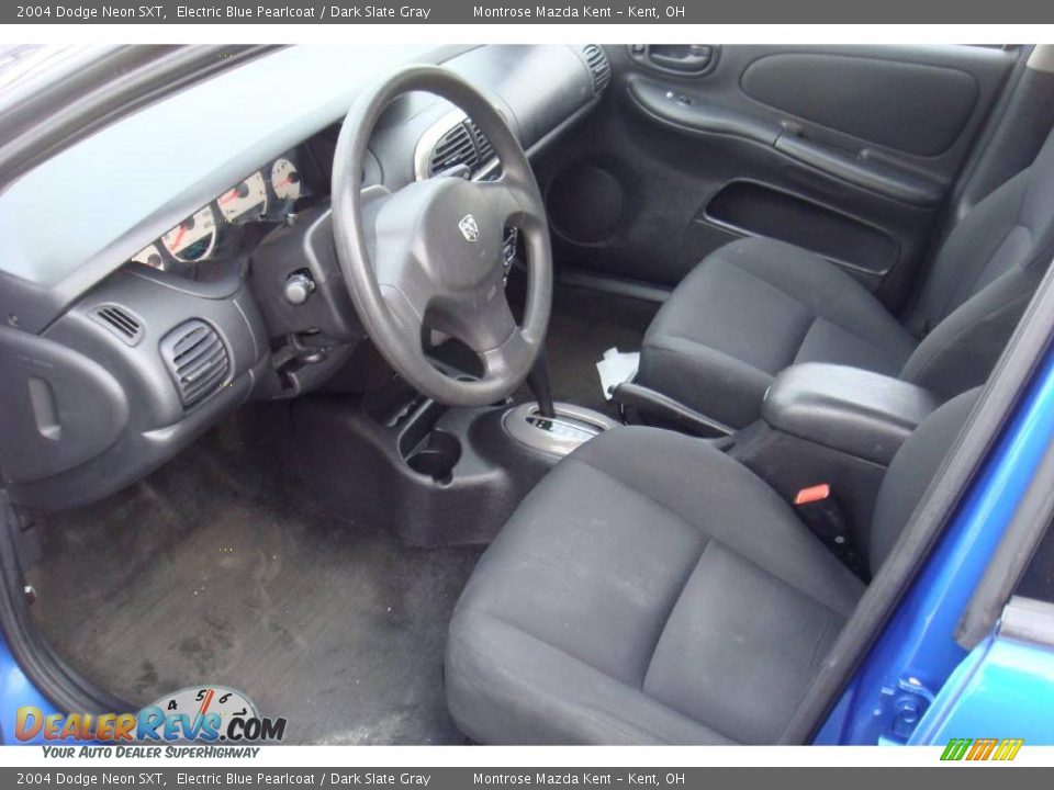 2004 Dodge Neon SXT Electric Blue Pearlcoat / Dark Slate Gray Photo #9
