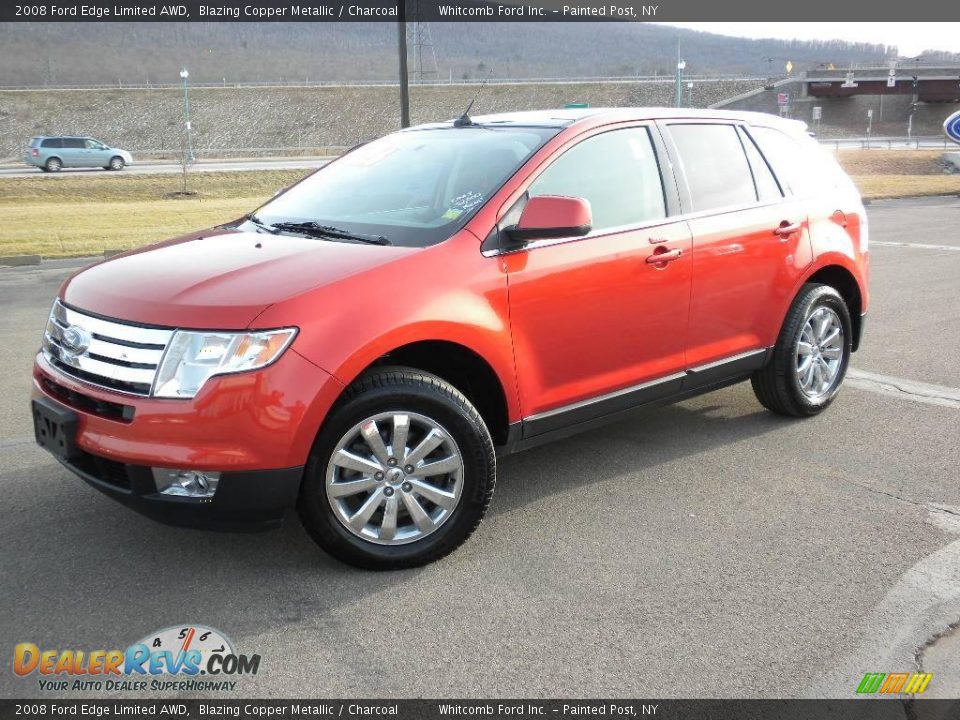 2008 Ford Edge Limited AWD Blazing Copper Metallic / Charcoal Photo #1