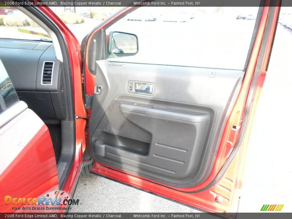 2008 Ford Edge Limited AWD Blazing Copper Metallic / Charcoal Photo #11
