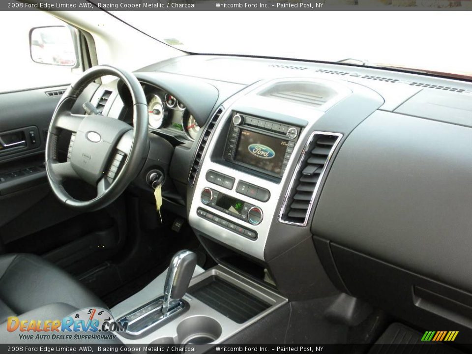 2008 Ford Edge Limited AWD Blazing Copper Metallic / Charcoal Photo #12