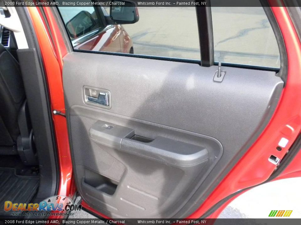 2008 Ford Edge Limited AWD Blazing Copper Metallic / Charcoal Photo #16