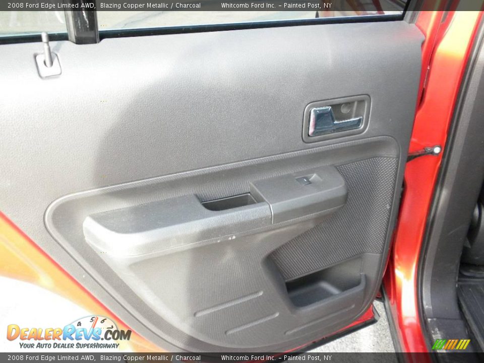2008 Ford Edge Limited AWD Blazing Copper Metallic / Charcoal Photo #25