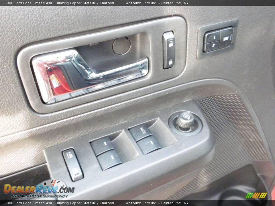 2008 Ford Edge Limited AWD Blazing Copper Metallic / Charcoal Photo #28