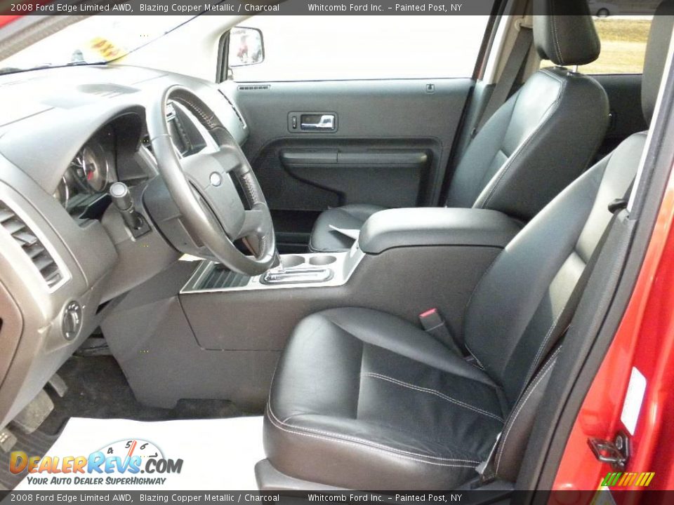2008 Ford Edge Limited AWD Blazing Copper Metallic / Charcoal Photo #29