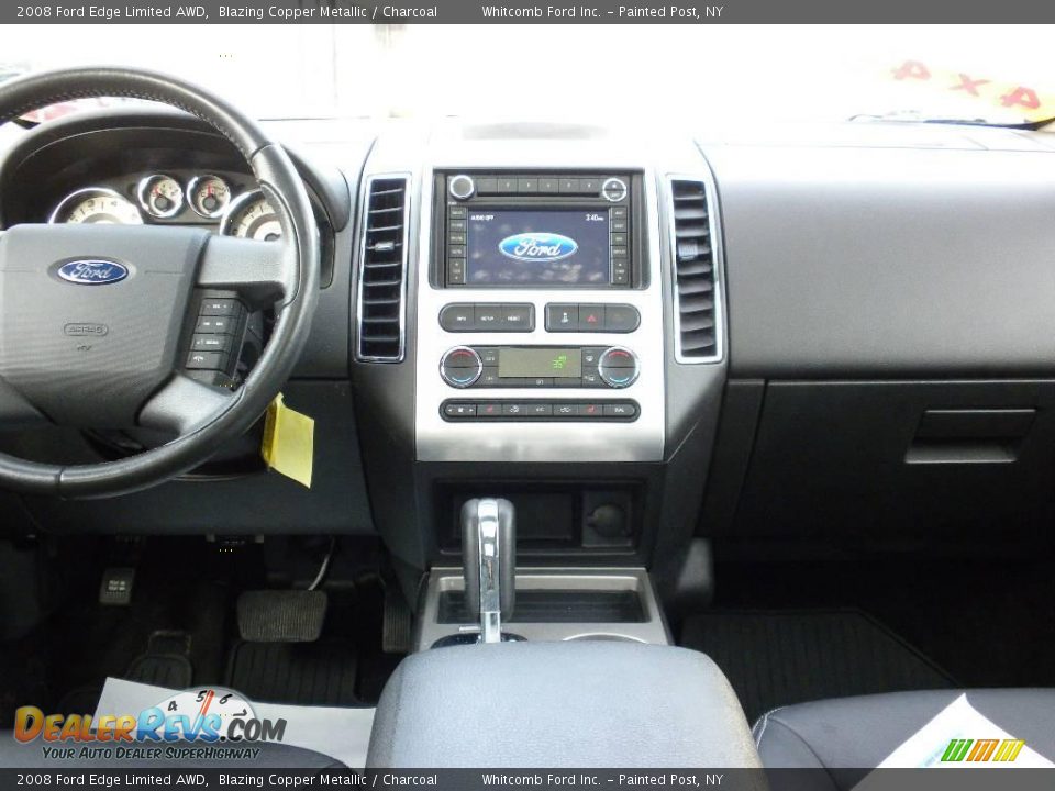 2008 Ford Edge Limited AWD Blazing Copper Metallic / Charcoal Photo #33