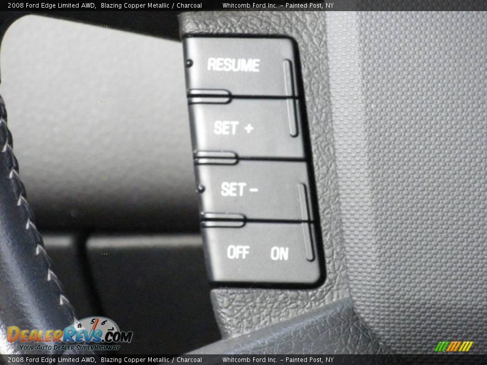 2008 Ford Edge Limited AWD Blazing Copper Metallic / Charcoal Photo #36