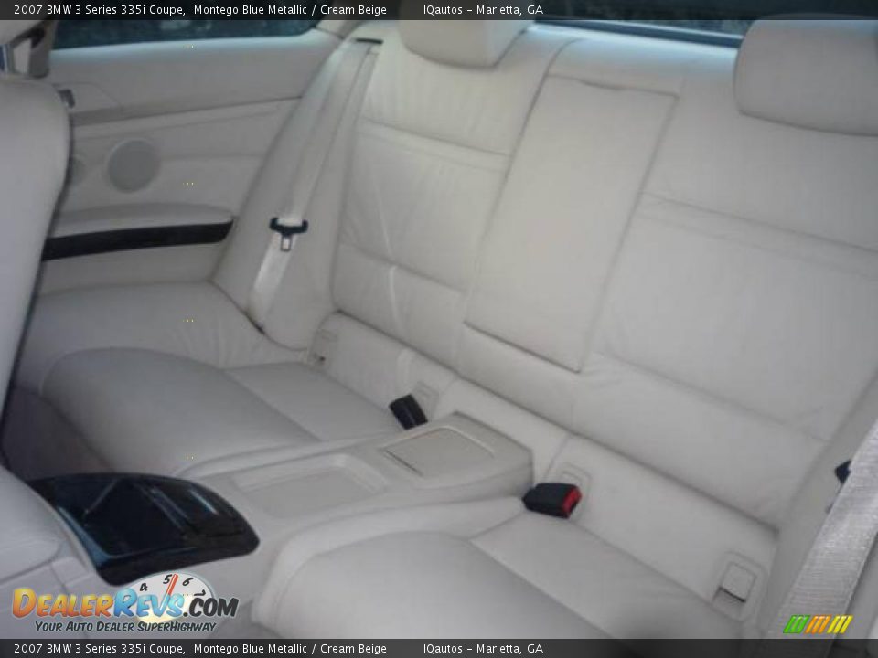 2007 BMW 3 Series 335i Coupe Montego Blue Metallic / Cream Beige Photo #10