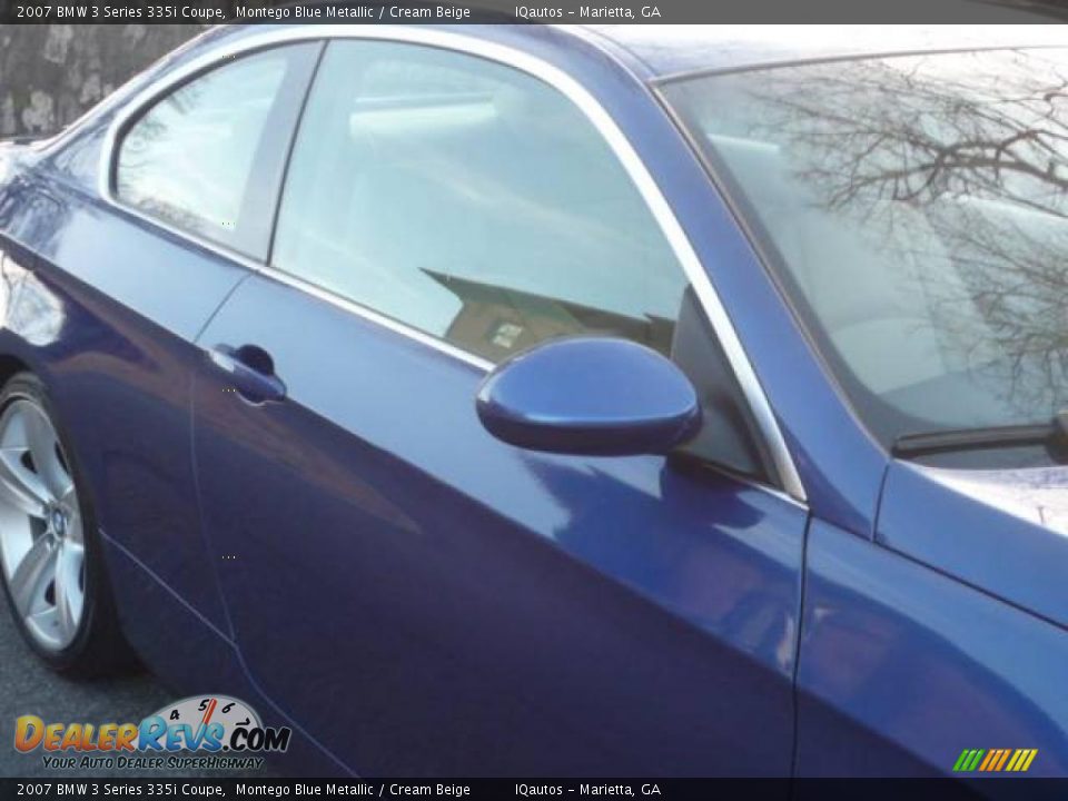 2007 BMW 3 Series 335i Coupe Montego Blue Metallic / Cream Beige Photo #14