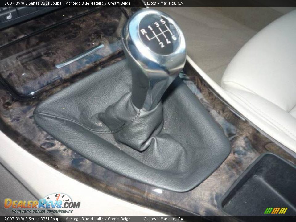 2007 BMW 3 Series 335i Coupe Montego Blue Metallic / Cream Beige Photo #18