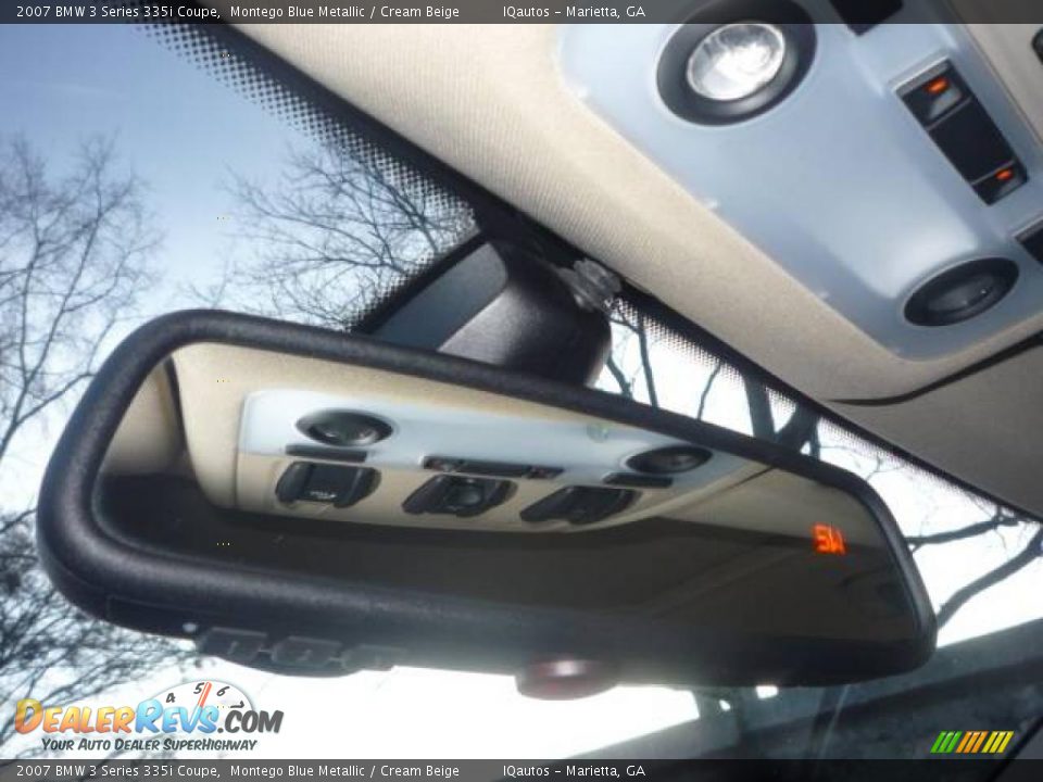 2007 BMW 3 Series 335i Coupe Montego Blue Metallic / Cream Beige Photo #27