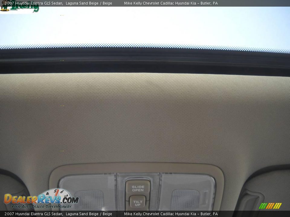 2007 Hyundai Elantra GLS Sedan Laguna Sand Beige / Beige Photo #16