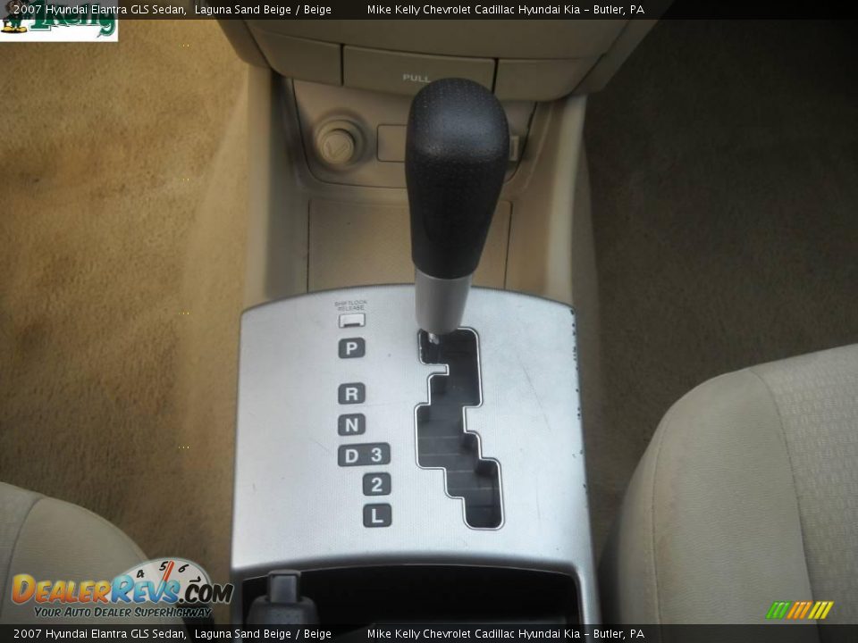 2007 Hyundai Elantra GLS Sedan Laguna Sand Beige / Beige Photo #18