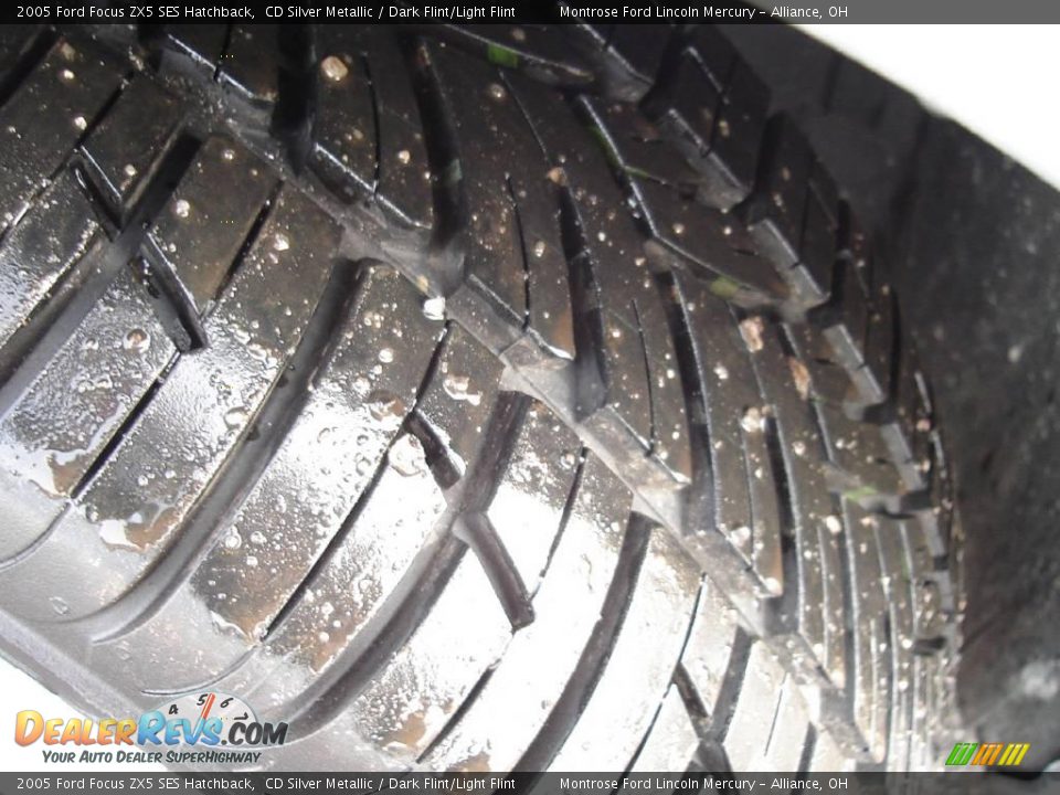 2005 Ford Focus ZX5 SES Hatchback CD Silver Metallic / Dark Flint/Light Flint Photo #10