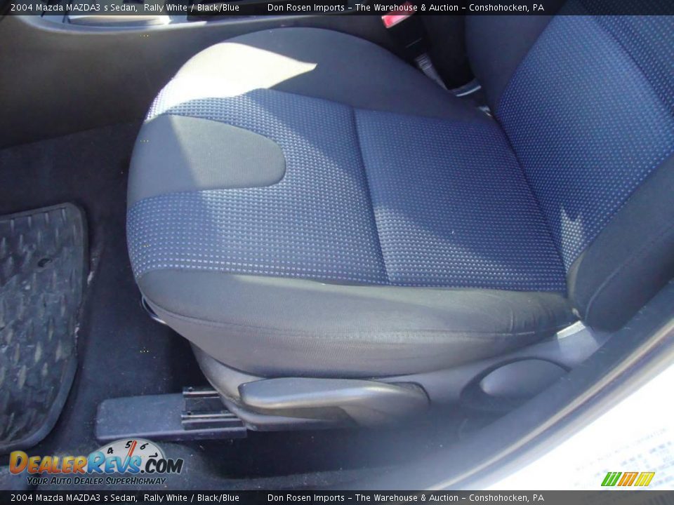 2004 Mazda MAZDA3 s Sedan Rally White / Black/Blue Photo #15