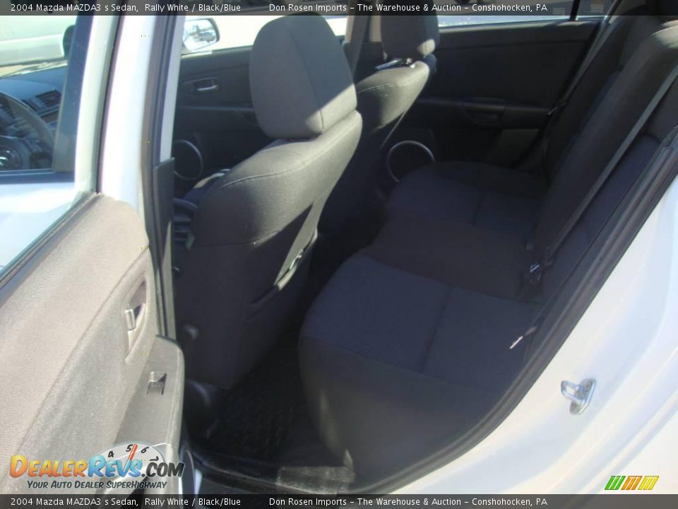 2004 Mazda MAZDA3 s Sedan Rally White / Black/Blue Photo #20