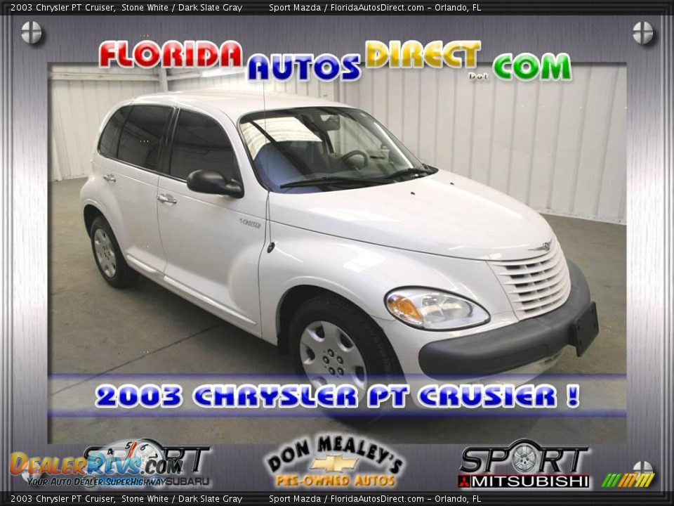 2003 Chrysler PT Cruiser Stone White / Dark Slate Gray Photo #1
