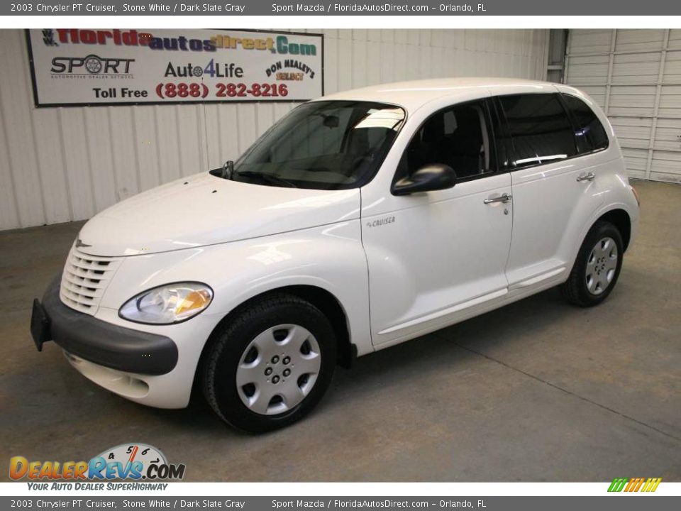 2003 Chrysler PT Cruiser Stone White / Dark Slate Gray Photo #4