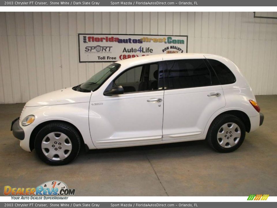 2003 Chrysler PT Cruiser Stone White / Dark Slate Gray Photo #8