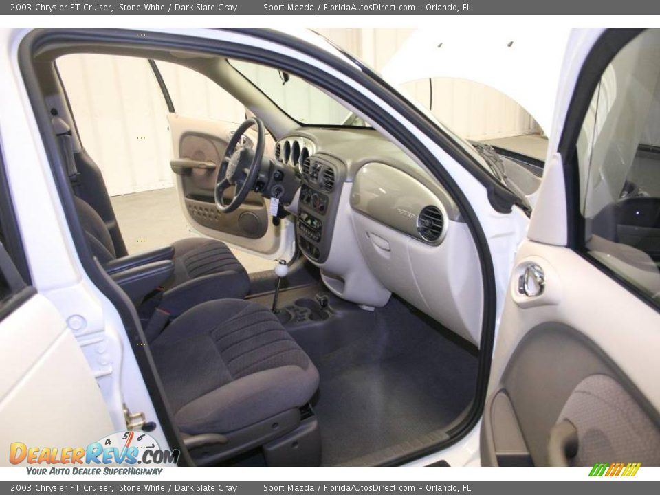 2003 Chrysler PT Cruiser Stone White / Dark Slate Gray Photo #9