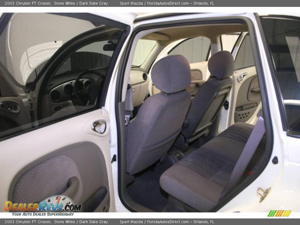 2003 Chrysler PT Cruiser Stone White / Dark Slate Gray Photo #13