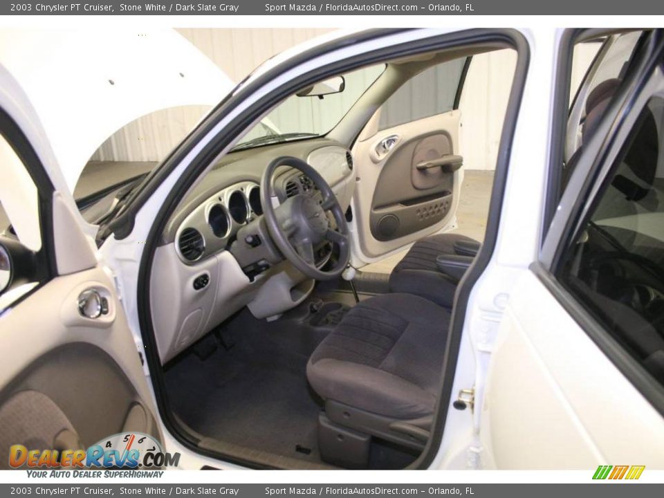 2003 Chrysler PT Cruiser Stone White / Dark Slate Gray Photo #14