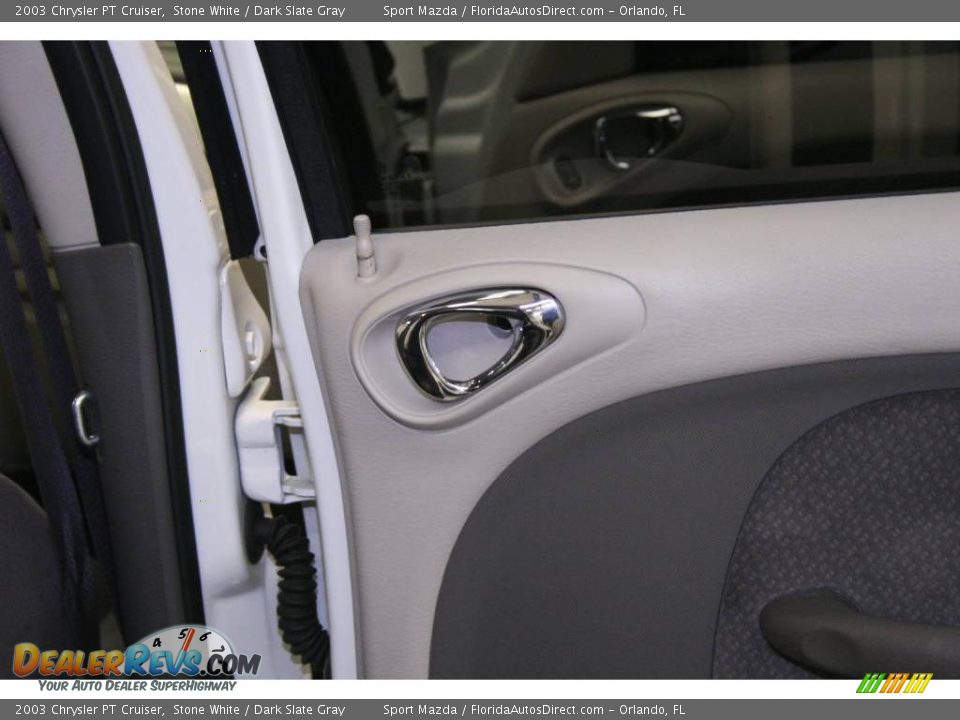 2003 Chrysler PT Cruiser Stone White / Dark Slate Gray Photo #23