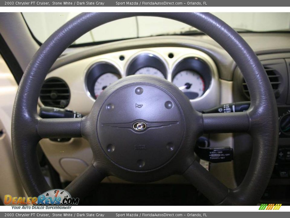 2003 Chrysler PT Cruiser Stone White / Dark Slate Gray Photo #36