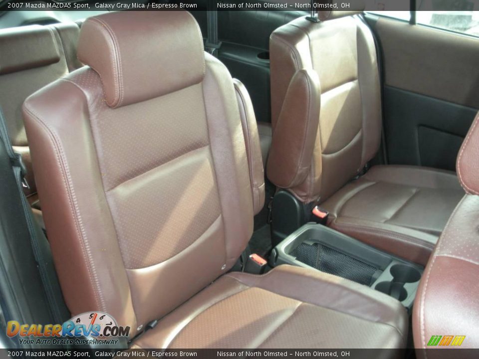 2007 Mazda MAZDA5 Sport Galaxy Gray Mica / Espresso Brown Photo #17