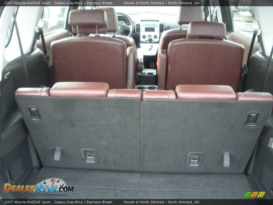 2007 Mazda MAZDA5 Sport Galaxy Gray Mica / Espresso Brown Photo #19