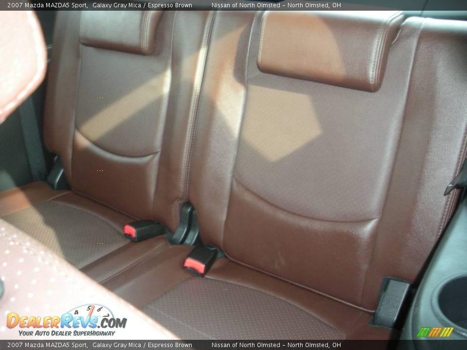 2007 Mazda MAZDA5 Sport Galaxy Gray Mica / Espresso Brown Photo #20