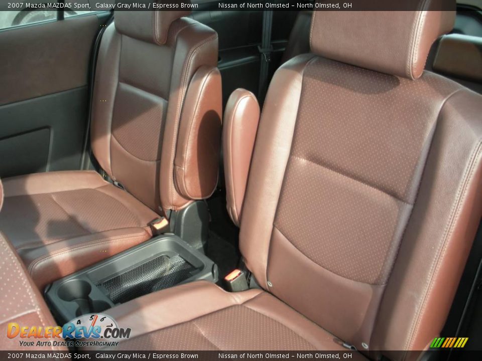 2007 Mazda MAZDA5 Sport Galaxy Gray Mica / Espresso Brown Photo #21