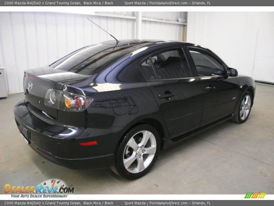 2006 Mazda MAZDA3 s Grand Touring Sedan Black Mica / Black Photo #5