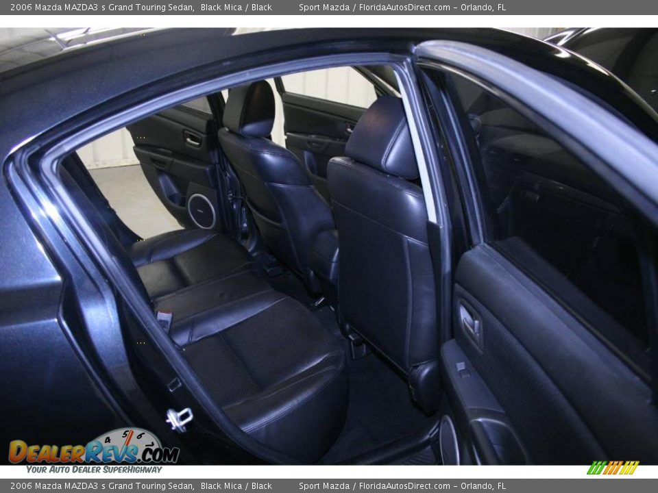 2006 Mazda MAZDA3 s Grand Touring Sedan Black Mica / Black Photo #10