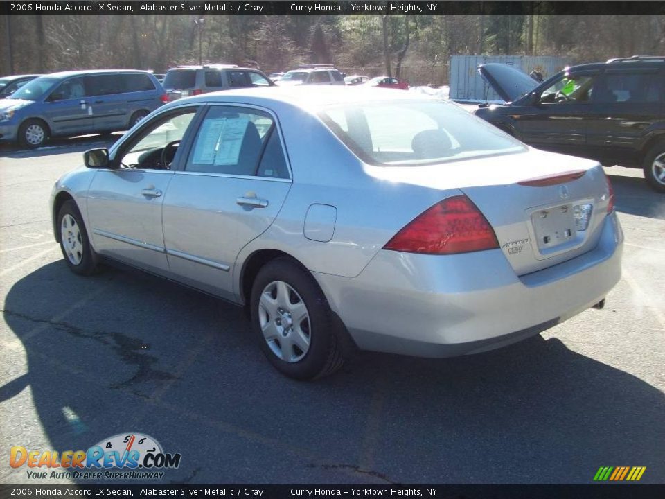 2006 Honda Accord LX Sedan Alabaster Silver Metallic / Gray Photo #2