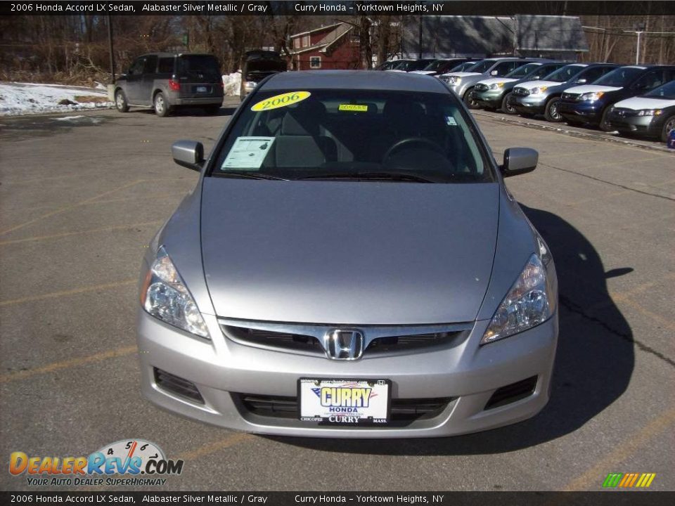 2006 Honda Accord LX Sedan Alabaster Silver Metallic / Gray Photo #3