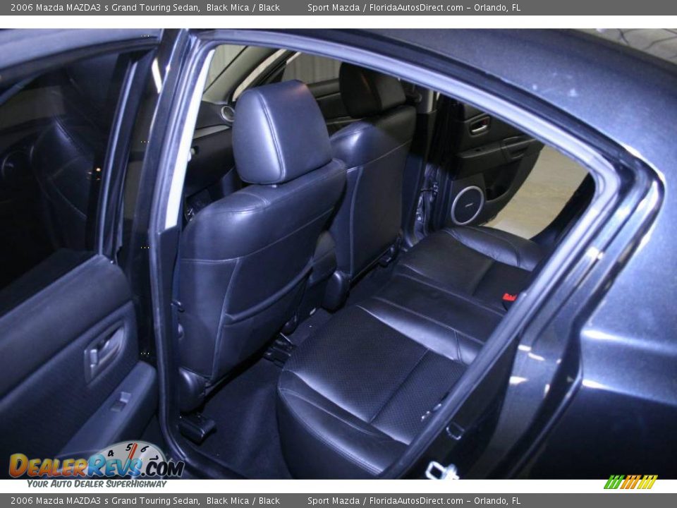 2006 Mazda MAZDA3 s Grand Touring Sedan Black Mica / Black Photo #13