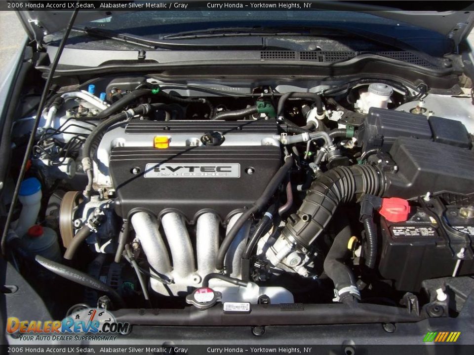 2006 Honda Accord LX Sedan Alabaster Silver Metallic / Gray Photo #8