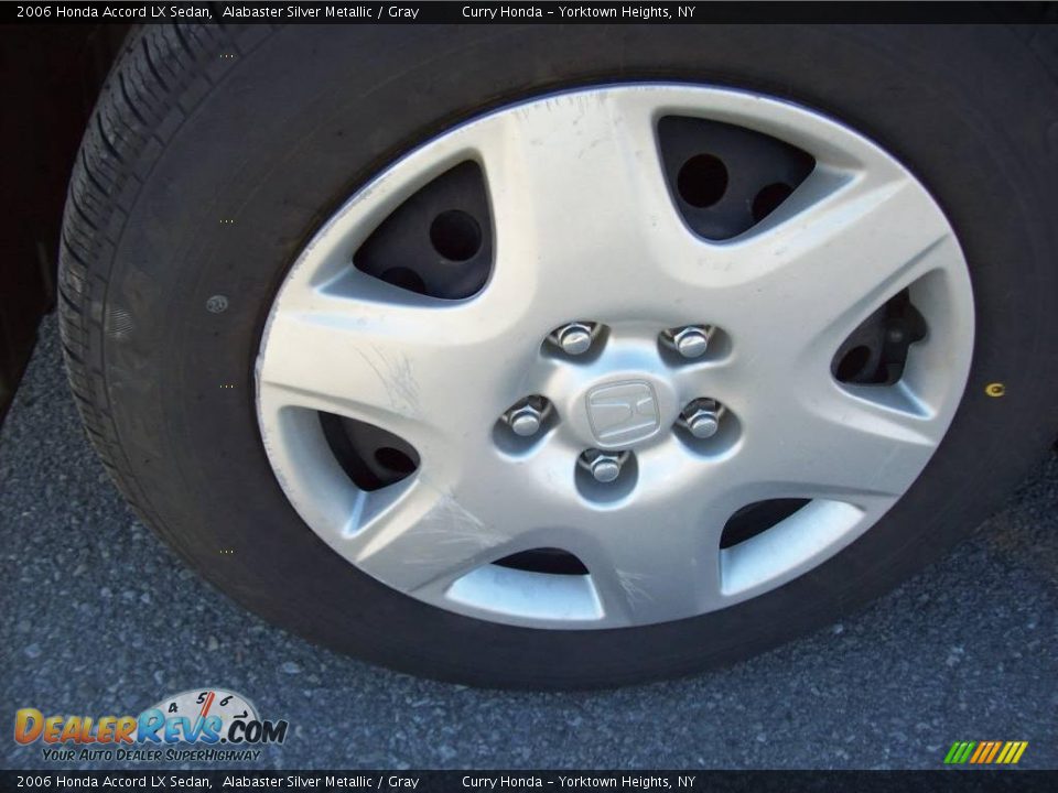 2006 Honda Accord LX Sedan Alabaster Silver Metallic / Gray Photo #9